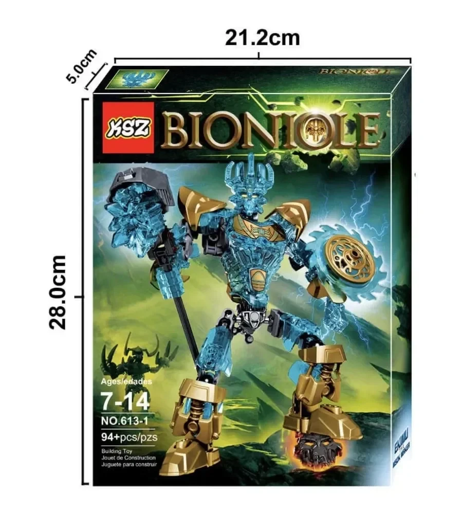 Конструктор Бионикл 613-1 Bionicle Экиму аналог Лего (LEGO) Bionicle 71312 - фото 3 - id-p211202367