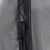 Чехол для одежды Доляна, 61×137 см, плотный, PEVA, цвет серый, фото 2