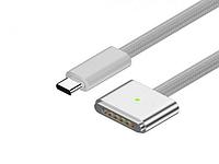 Аксессуар Кабель для зарядки KS-is USB-C/M Magsafe 2 F 3m KS-806gen3-W-3