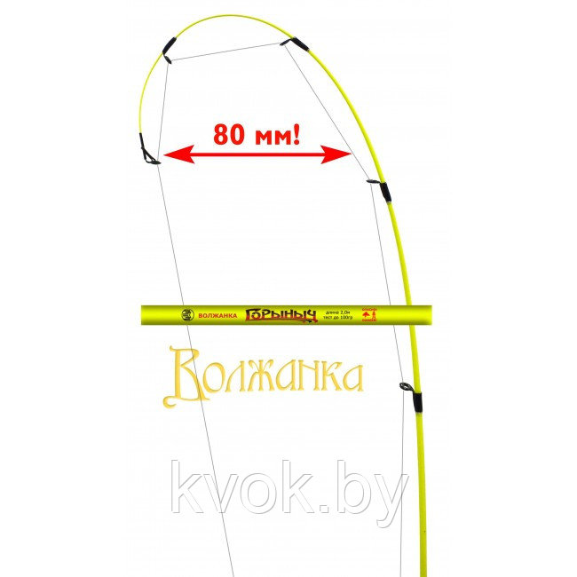 Спиннинг Волжанка Горыныч 1.8 м тест: до 200 г, 150 г - фото 2 - id-p211204654