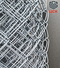 РБ Сетка-рабица ПВХ-полимерным покрытием, яч. 55х55х2.4 мм, 2х10 м, серый графит
