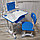 Растущая парта (стол) и растущий стул для дошкольника (подставка для книг, полка для канцтоваров) Синий, фото 9