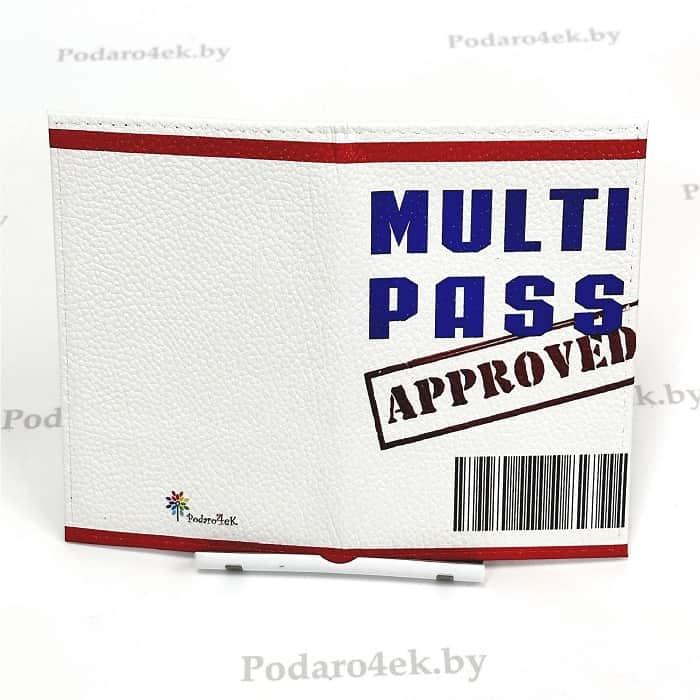 Обложка для паспорта «MULTI» натуральная кожа - фото 3 - id-p211205192