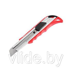 Нож универсальный LOM, металлическая направляющая, пластиковый корпус, 18 мм 1818328