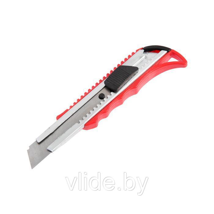 Нож универсальный LOM, металлическая направляющая, пластиковый корпус, 18 мм 1818328 - фото 1 - id-p141292510