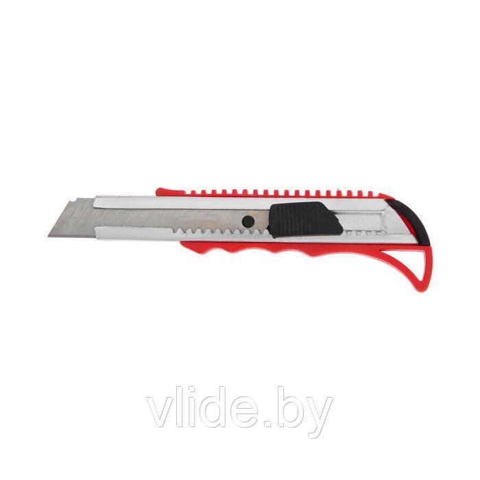 Нож универсальный LOM, металлическая направляющая, пластиковый корпус, 18 мм 1818328 - фото 2 - id-p141292510