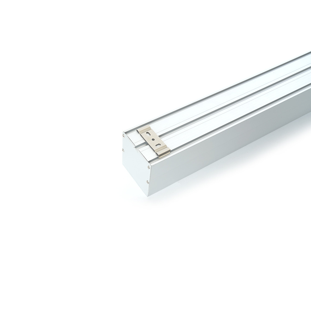 Профиль алюминиевый накладной/подвесной с отсеком для БП серебро CAB265 для светодиодной ленты 2000*75*75мм - фото 3 - id-p211256046