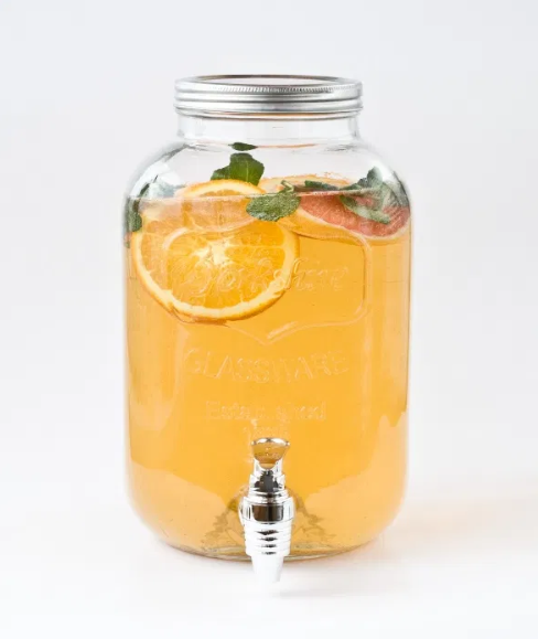 Лимонадник (диспенсер для напитков) стеклянный 4 л - фото 5 - id-p185122949