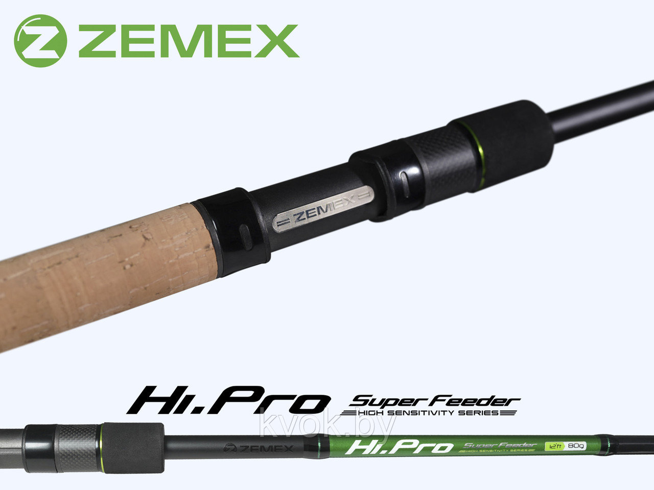 Удилище фидерное ZEMEX HI-PRO Super Feeder 11 ft 3.3м до 60 гр. - фото 4 - id-p211256516
