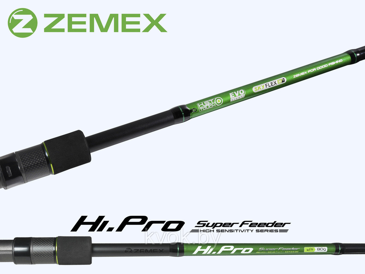 Удилище фидерное ZEMEX HI-PRO Super Feeder 11 ft 3.3м до 60 гр. - фото 2 - id-p211256516