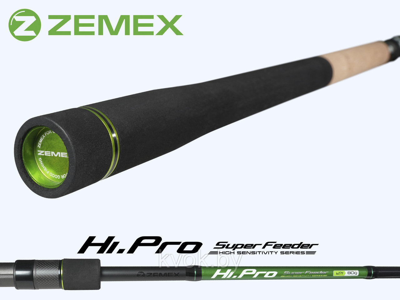 Удилище фидерное ZEMEX HI-PRO Super Feeder 11 ft 3.3м до 60 гр. - фото 6 - id-p211256516