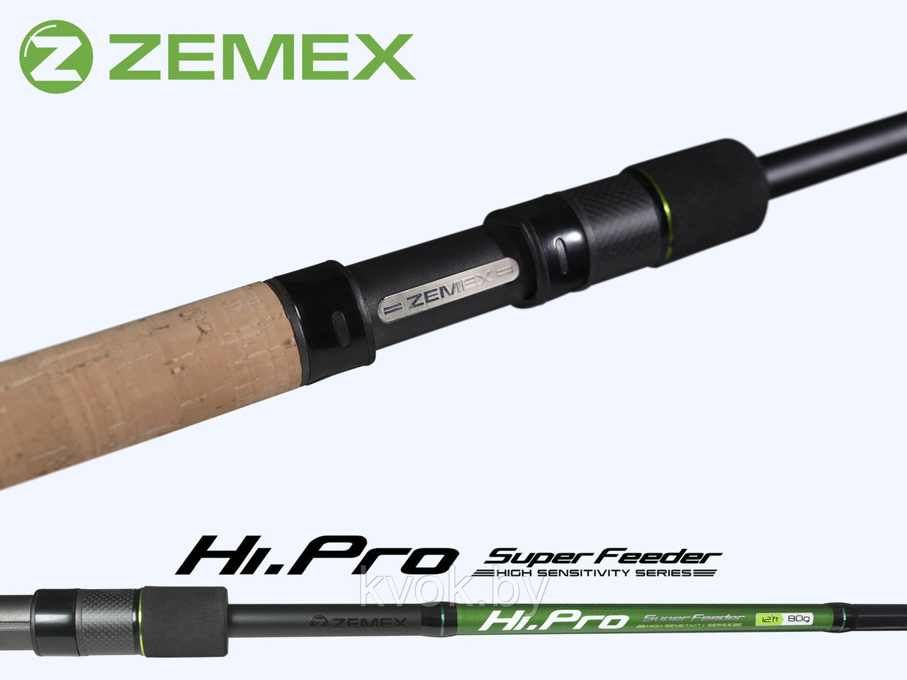 Удилище фидерное ZEMEX HI-PRO Super Feeder 12 ft 3.6м до 80 гр. - фото 4 - id-p211257033