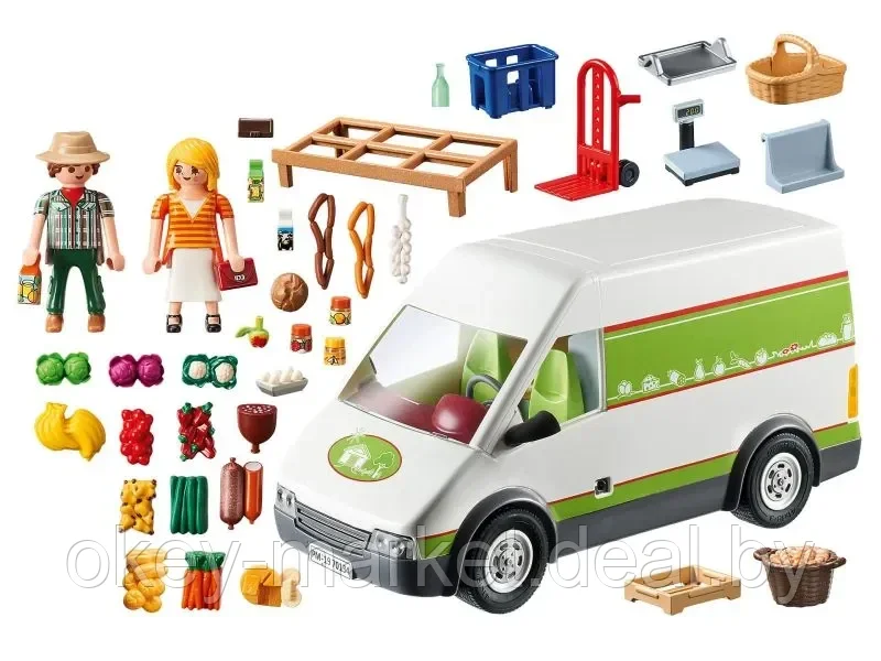 Конструктор Playmobil Автомобиль для продажи фруктов и овощей 70134 - фото 4 - id-p211257076