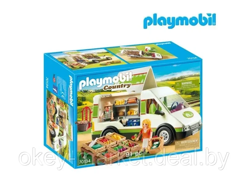 Конструктор Playmobil Автомобиль для продажи фруктов и овощей 70134 - фото 3 - id-p211257076