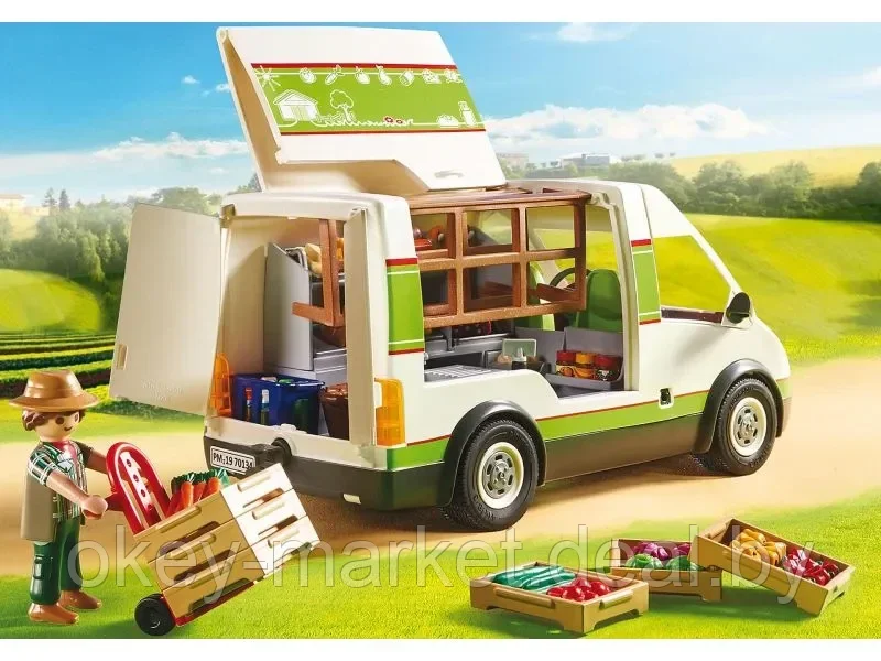 Конструктор Playmobil Автомобиль для продажи фруктов и овощей 70134 - фото 5 - id-p211257076
