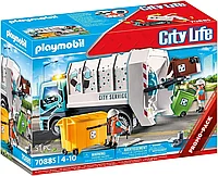 Конструктор Playmobil Мусоровоз с мигалкой 70885