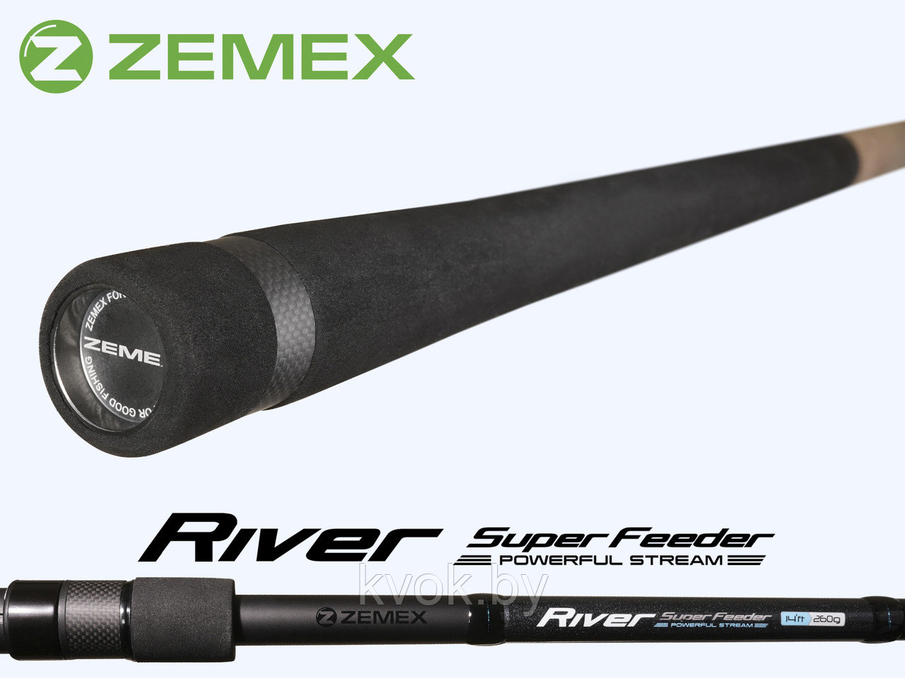 Удилище фидерное ZEMEX RIVER Super Feeder 12 ft 3.6м до 150 гр. - фото 3 - id-p211260141
