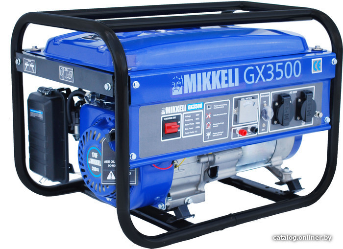 Бензиновый генератор Mikkeli GX3500 - фото 1 - id-p211264315