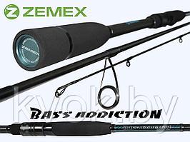 Спиннинг ZEMEX BASS ADDICTION C-702M 2.13 м тест: 5-25 гр. 130 гр