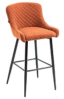 Барный стул НИКО высокий блек для бара и кафе NICO Hoker Black в ткани