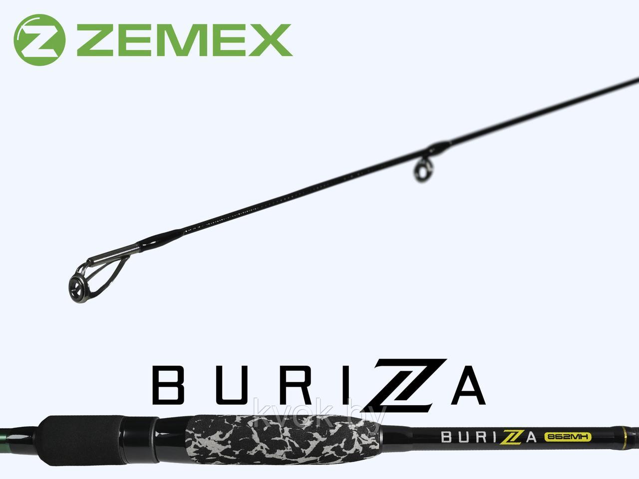 Спиннинг ZEMEX BURIZA 802ML 2.44 м тест: 5-18 гр. 114 гр - фото 3 - id-p211264966