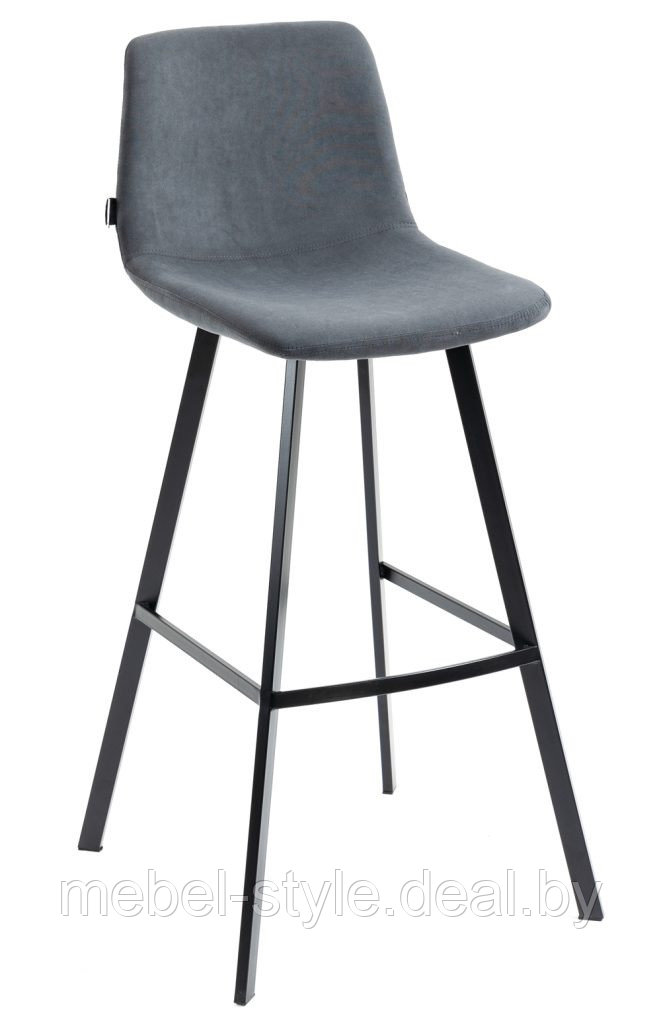 Барный стул СИГНАЛ высокий блек для бара и кафе SIGNAL Hoker Black в ткани - фото 4 - id-p211264972