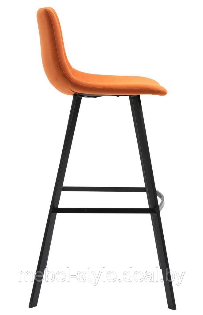 Барный стул СИГНАЛ высокий блек для бара и кафе SIGNAL Hoker Black в ткани - фото 5 - id-p211264972