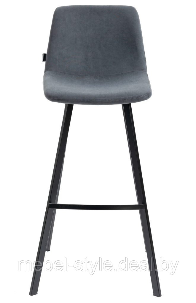 Барный стул СИГНАЛ высокий блек для бара и кафе SIGNAL Hoker Black в ткани