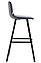 Барный стул СИГНАЛ высокий блек для бара и кафе SIGNAL Hoker Black в ткани, фото 7