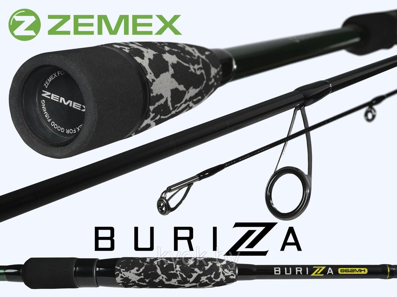 Спиннинг ZEMEX BURIZA 882MH 2.64 м тест: 8-35 гр.141 гр