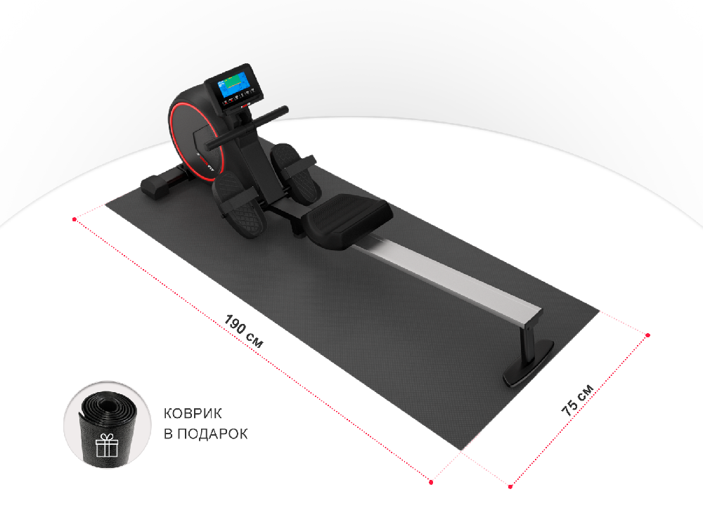 Гребной тренажер UNIX Fit Techno Rower 410E - фото 6 - id-p211264450