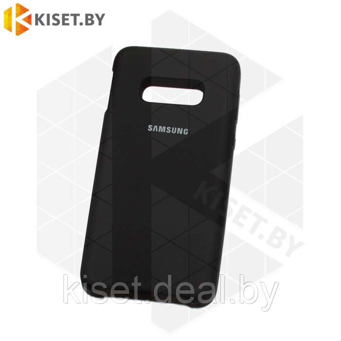 Soft-touch бампер Silicone Cover для Samsung Galaxy S10e (G970) черный