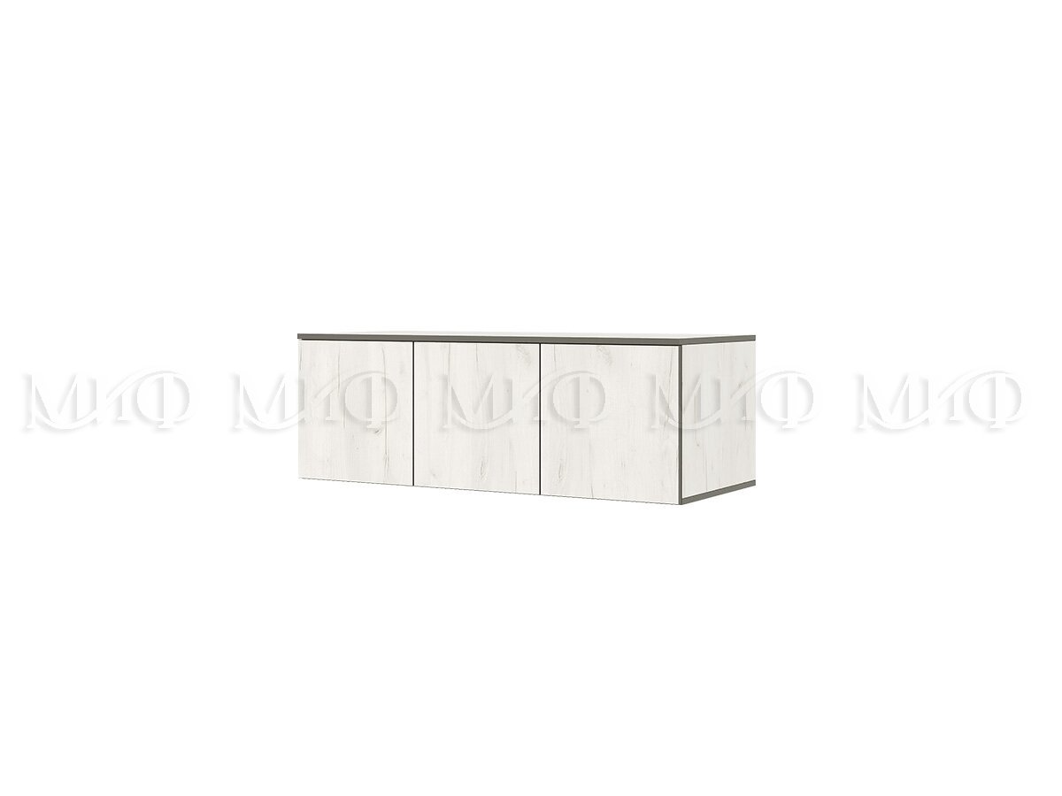 Шкаф 3-х створчатый Норд с антресолью (1200) - Дуб крафт белый (МИФ) - фото 3 - id-p211269999