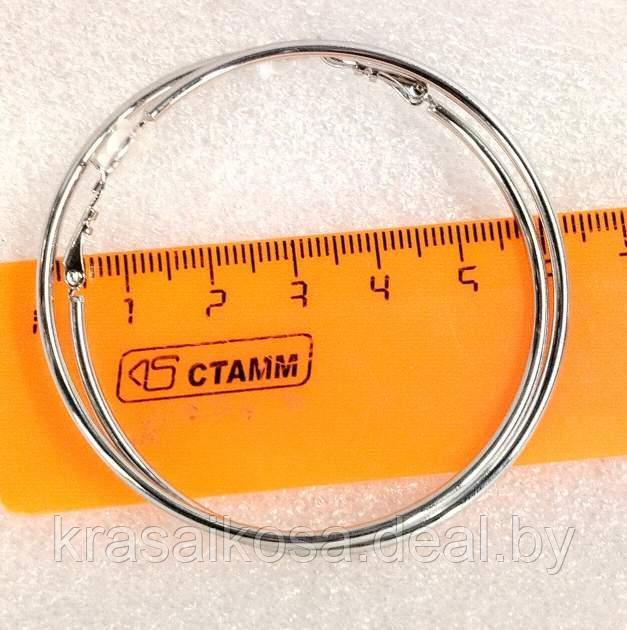 Серьги кольца Ксюпинг Xuping 6 см бижутерия - фото 1 - id-p211270060
