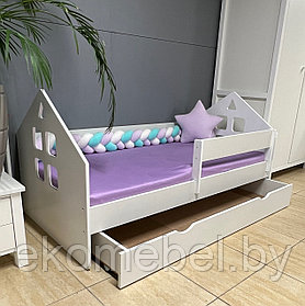 Кровать "Домик" с ящиком (80х160 см) МДФ