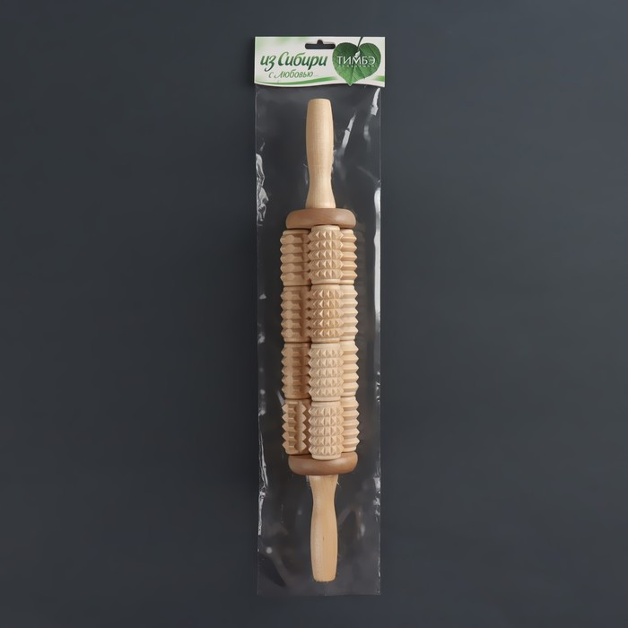 Массажёр для спины «Кукуруза», d 6,5 × 42 см, деревянный - фото 7 - id-p211270219