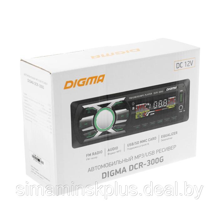 Автомагнитола Digma DCR-300G 1DIN, 4 х 45 Вт, USB, SD/MMC, AUX - фото 7 - id-p211270329