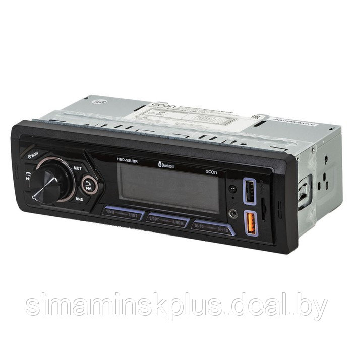 Автомагнитола MP3/WMA HED-55UBR, 50 Вт, USB, Bluetooth, AUX - фото 2 - id-p211270331