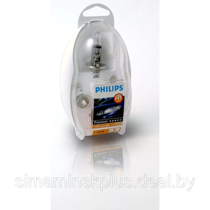 Лампа автомобильная Philips H1 12 В,  55W (P14,5s)  Набор ламп Easy Kit (55014) 55472EKKM