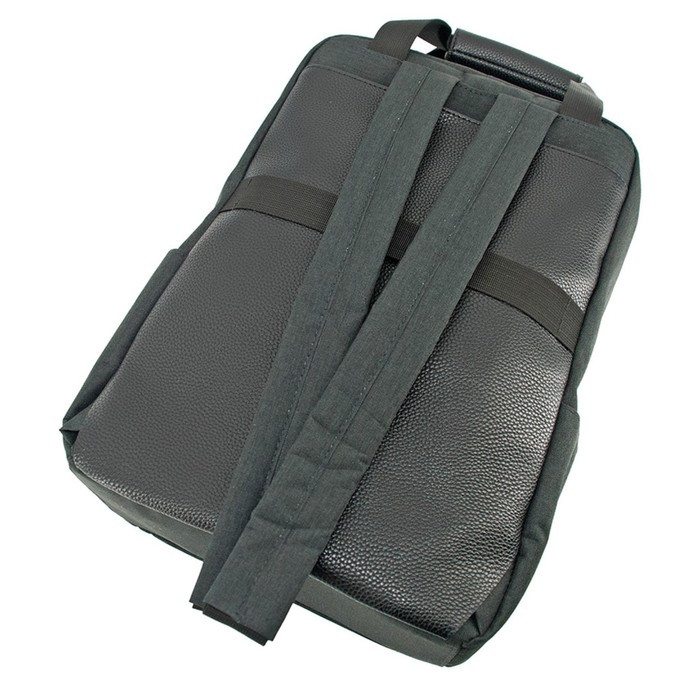 Сумка-рюкзак В2817-00140, цвет Черный, текстиль со вставками из искусственной кожи, 26х13х40 см 10 - фото 2 - id-p211271142