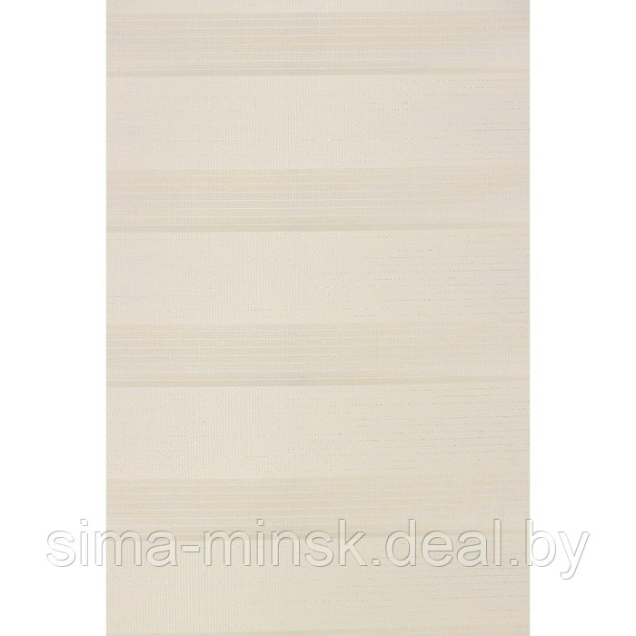 Штора рулонная «День-ночь» с люрексом, 60×180 см (с учётом креплений 3,5 см), цвет бежевый - фото 3 - id-p211271229