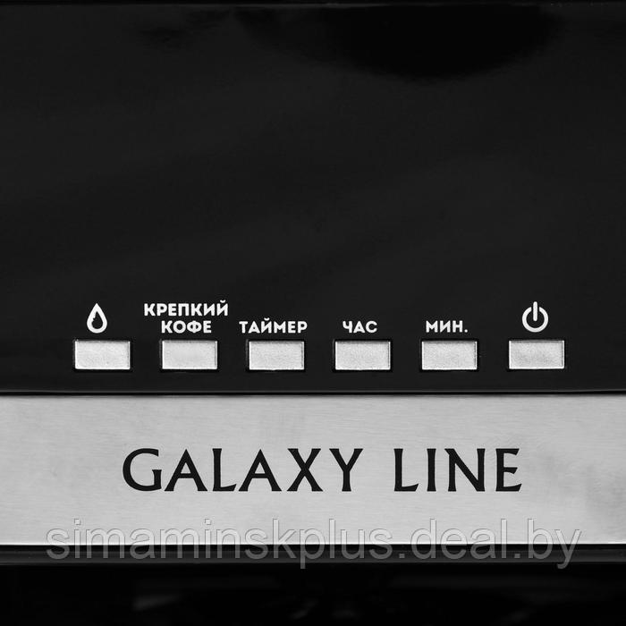 Кофеварка Galaxy LINE GL 0711, капельная, 1100 Вт, 1.8 л, черная - фото 3 - id-p211272003