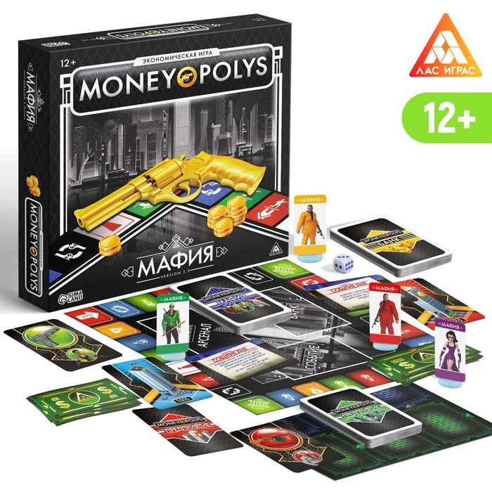 Экономическая игра «MONEY POLYS. Мафия», 12+ - фото 1 - id-p211274615