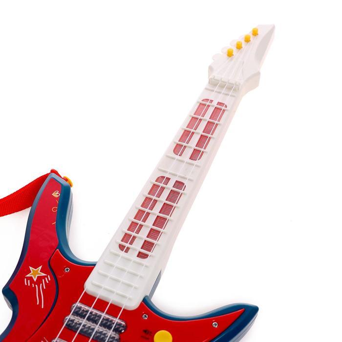 Игрушка музыкальная-гитара «Крутой рокер», звуковые эффекты - фото 3 - id-p211273013