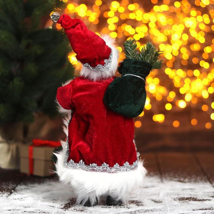 Дед Мороз "В красной шубке с новогодним венком" 16х30 см - фото 3 - id-p211274630