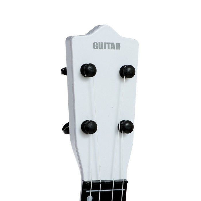 Игрушка музыкальная - гитара «Стиль», 4 струны, 57 см., цвет белый - фото 5 - id-p211274002
