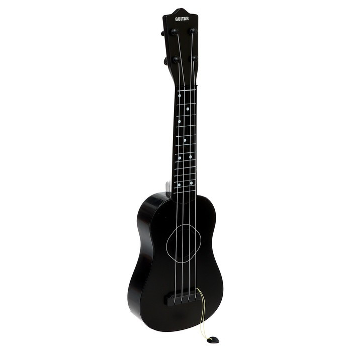 Игрушка музыкальная - гитара «Стиль», 4 струны, 57 см., цвет чёрный - фото 2 - id-p211274003