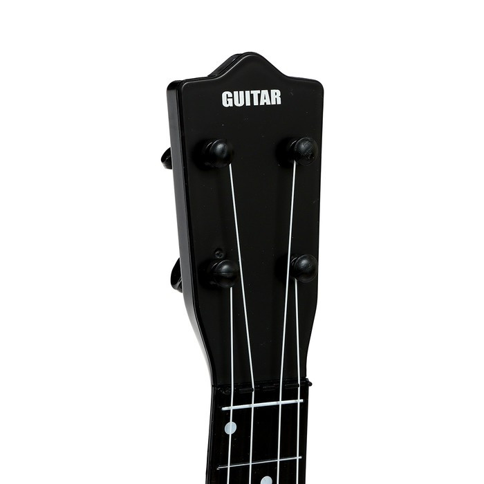 Игрушка музыкальная - гитара «Стиль», 4 струны, 57 см., цвет чёрный - фото 5 - id-p211274003