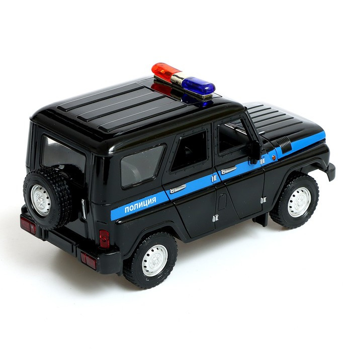 Машина металлическая «УАЗ Hunter. Полиция», инерция, 1:24, свет и звук - фото 3 - id-p211273523