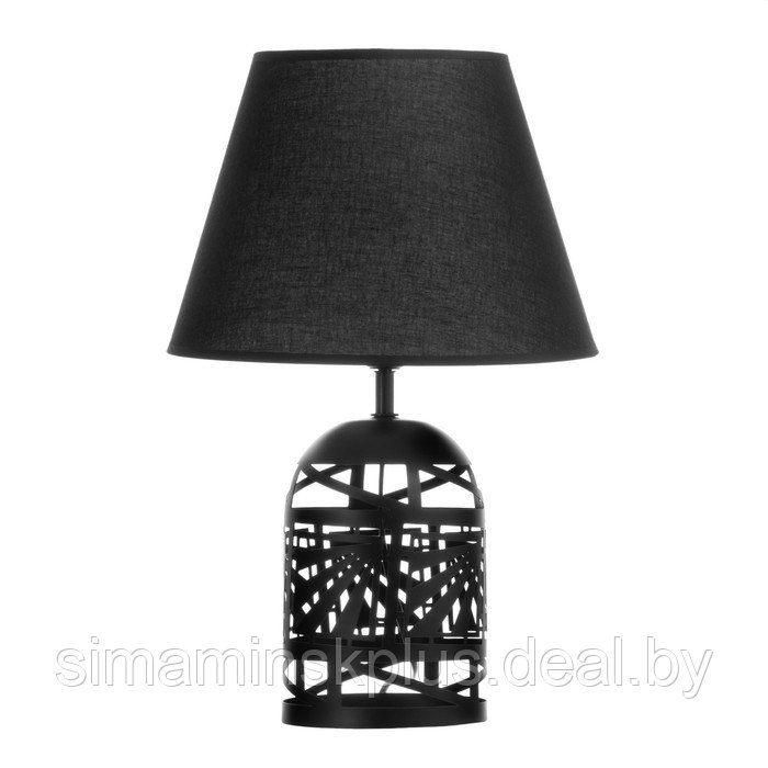 Настольная лампа "Бирма" E14 40Вт черный 27х27х42 см - фото 6 - id-p211276225